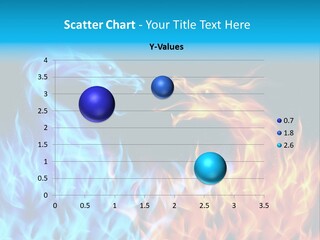 A Blue And Yellow Fire Dragon Powerpoint Presentation PowerPoint Template