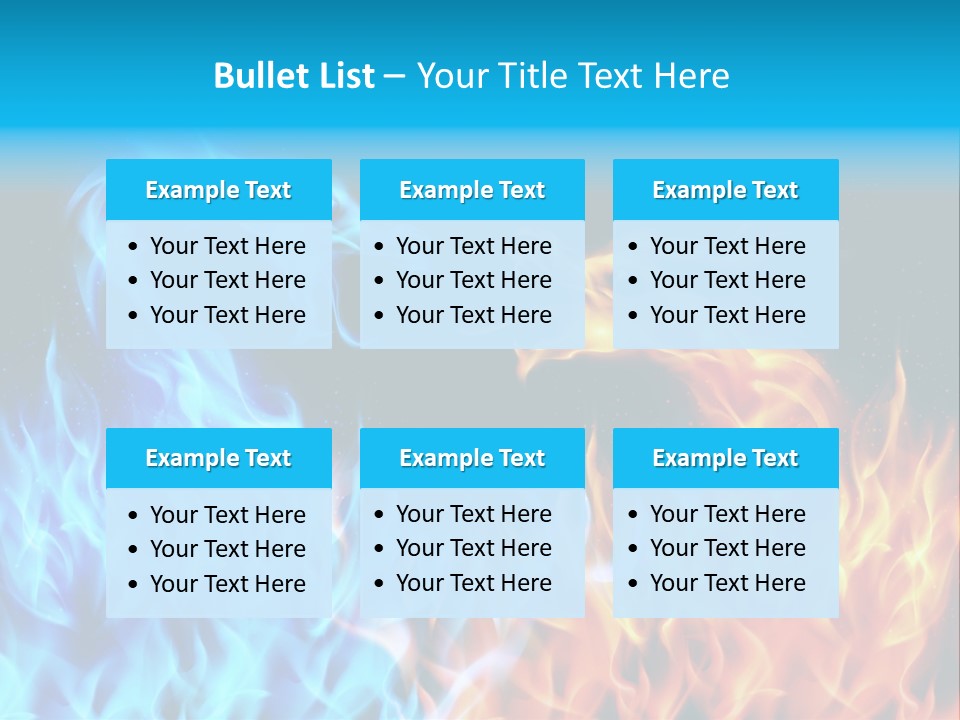 A Blue And Yellow Fire Dragon Powerpoint Presentation PowerPoint Template