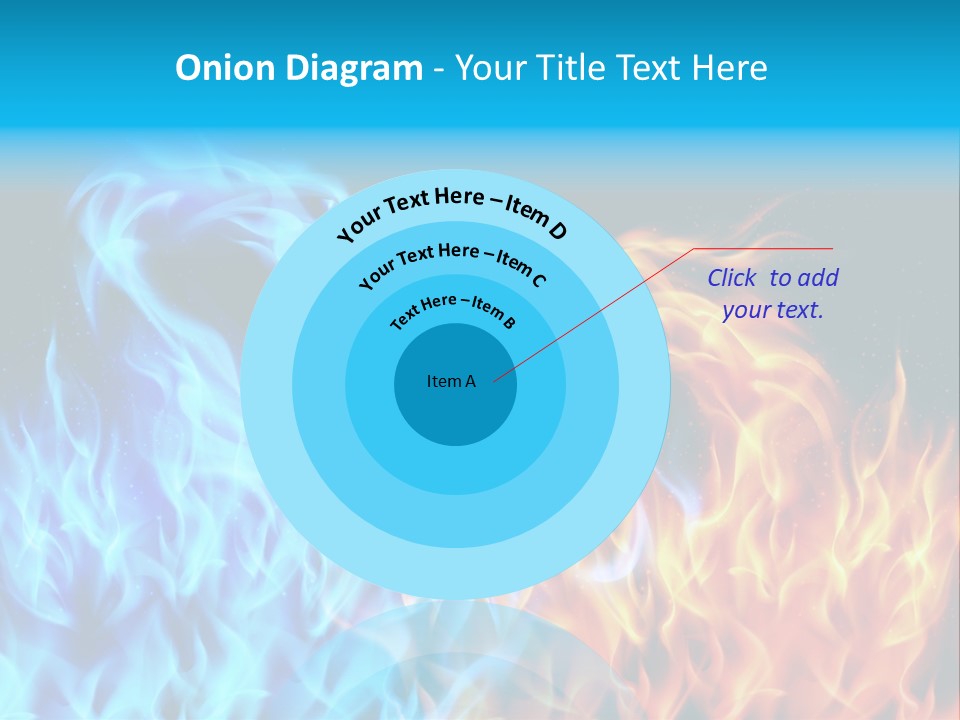 A Blue And Yellow Fire Dragon Powerpoint Presentation PowerPoint Template