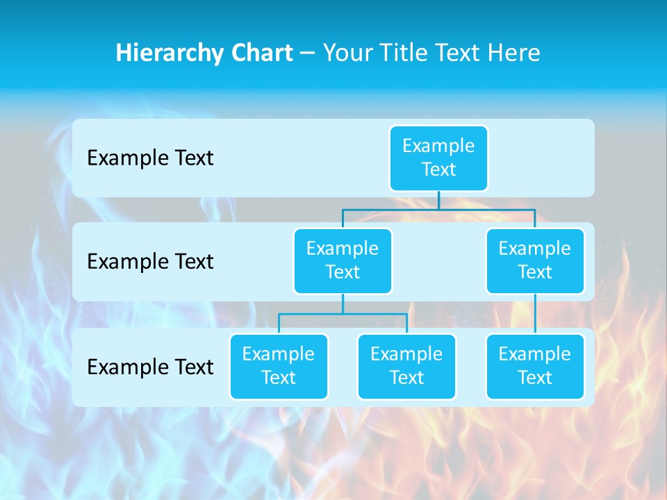 A Blue And Yellow Fire Dragon Powerpoint Presentation PowerPoint Template