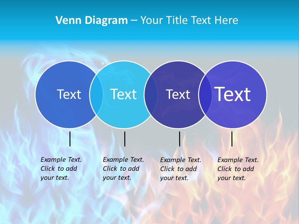 A Blue And Yellow Fire Dragon Powerpoint Presentation PowerPoint Template