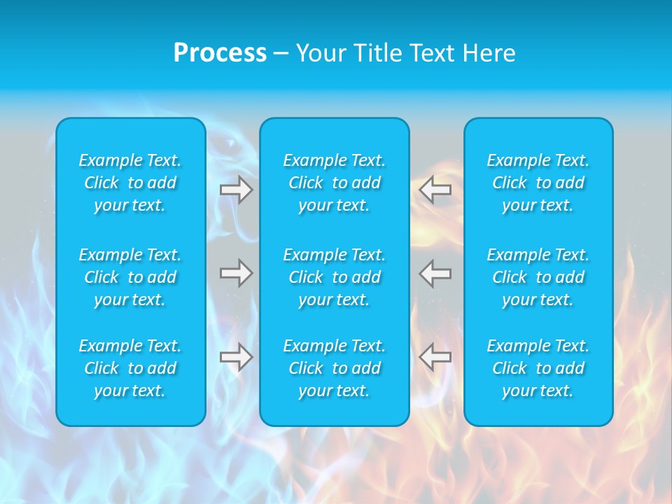 A Blue And Yellow Fire Dragon Powerpoint Presentation PowerPoint Template