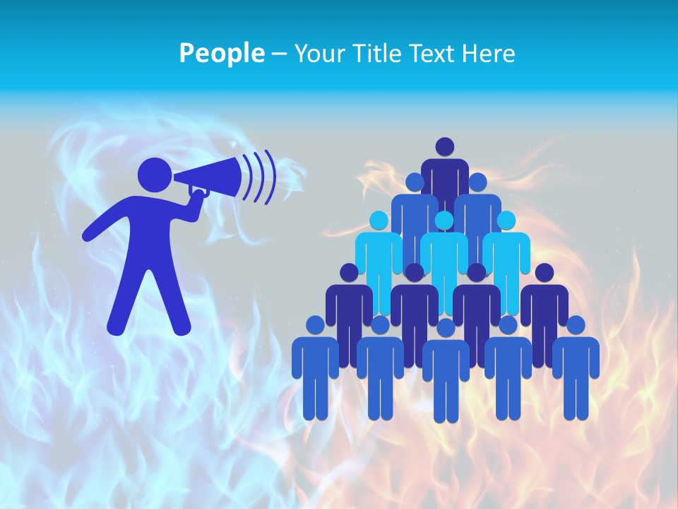 A Blue And Yellow Fire Dragon Powerpoint Presentation PowerPoint Template