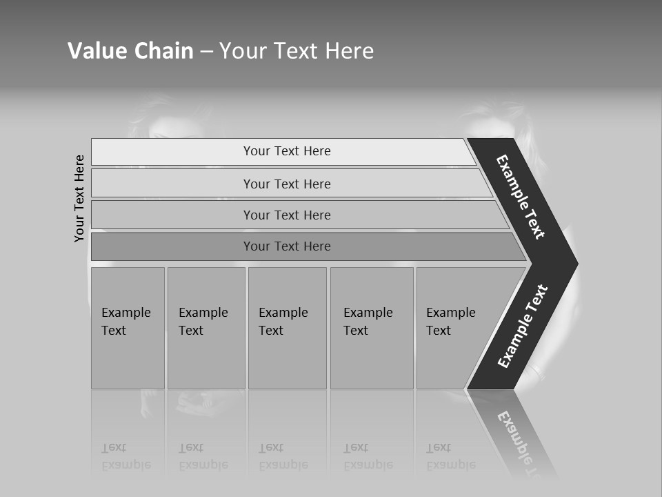 A Pregnant Woman Holding A Baby In Her Hands PowerPoint Template