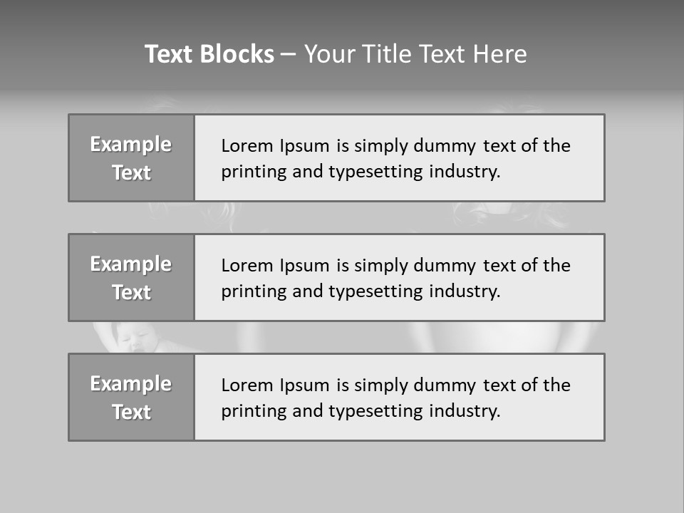 A Pregnant Woman Holding A Baby In Her Hands PowerPoint Template