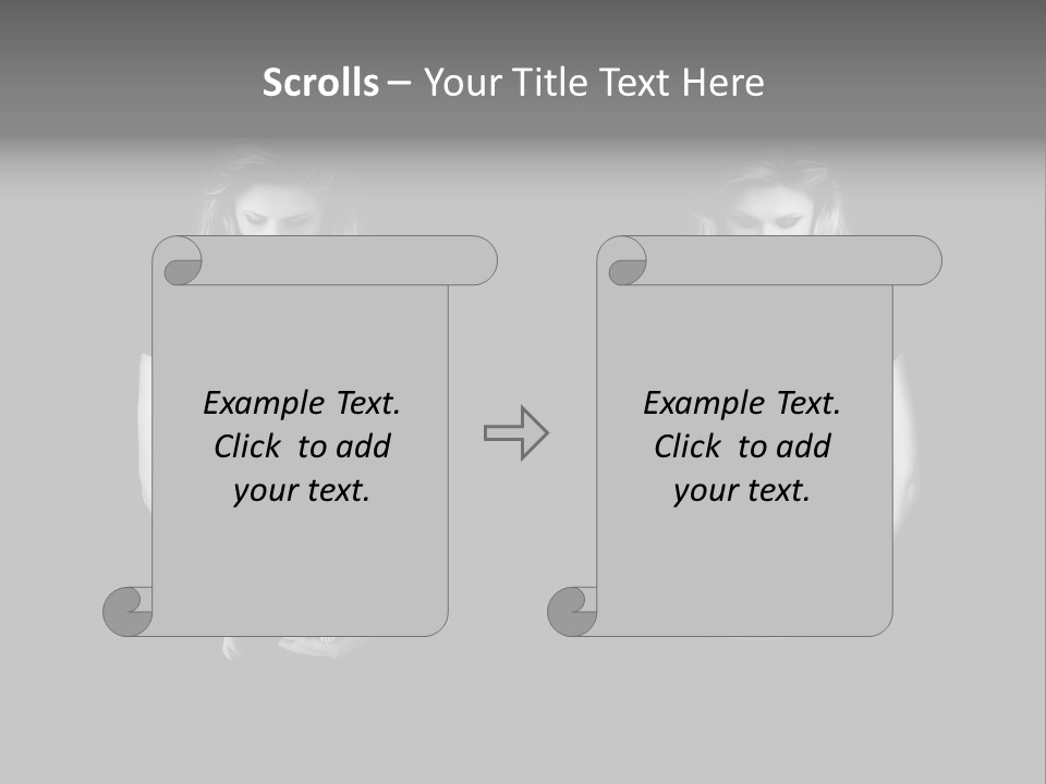 A Pregnant Woman Holding A Baby In Her Hands PowerPoint Template