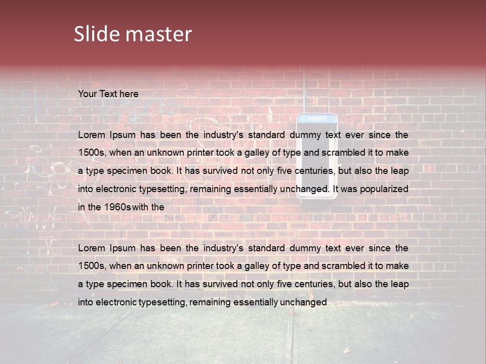 Textured Rough Vintage PowerPoint Template