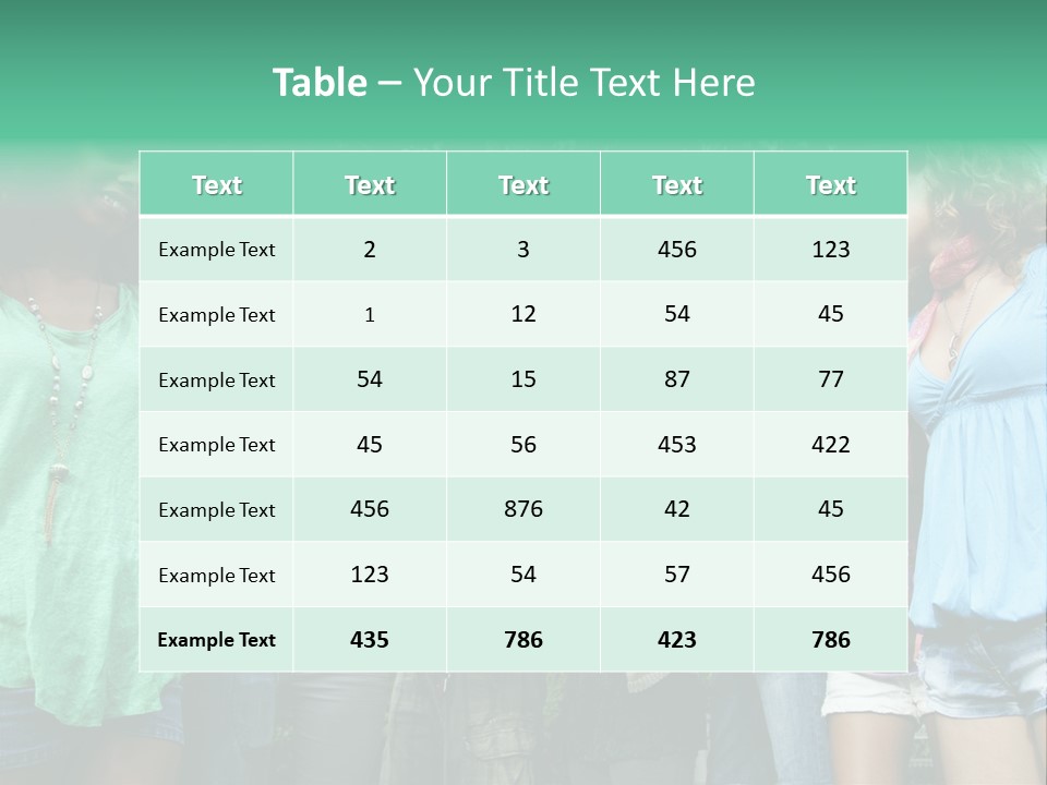 A Group Of People Holding Hands In A Circle PowerPoint Template
