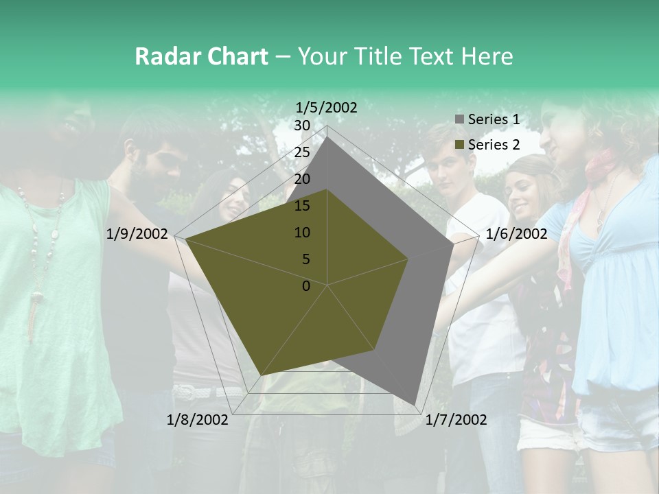 A Group Of People Holding Hands In A Circle PowerPoint Template