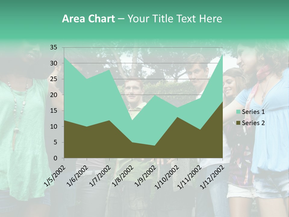 A Group Of People Holding Hands In A Circle PowerPoint Template