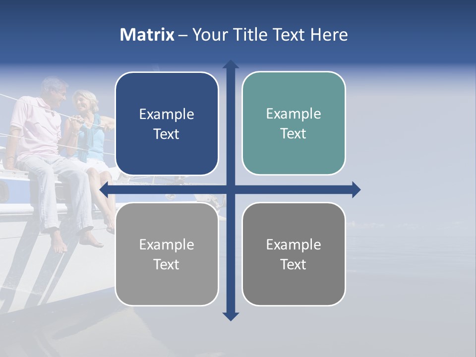 Caribbean Dating Boat PowerPoint Template