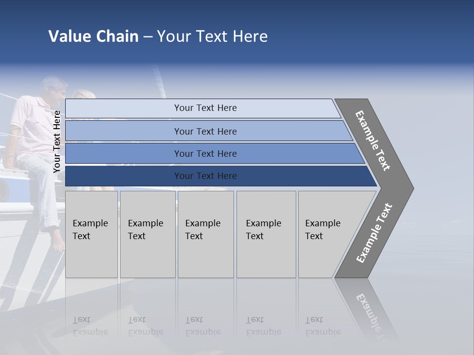 Caribbean Dating Boat PowerPoint Template