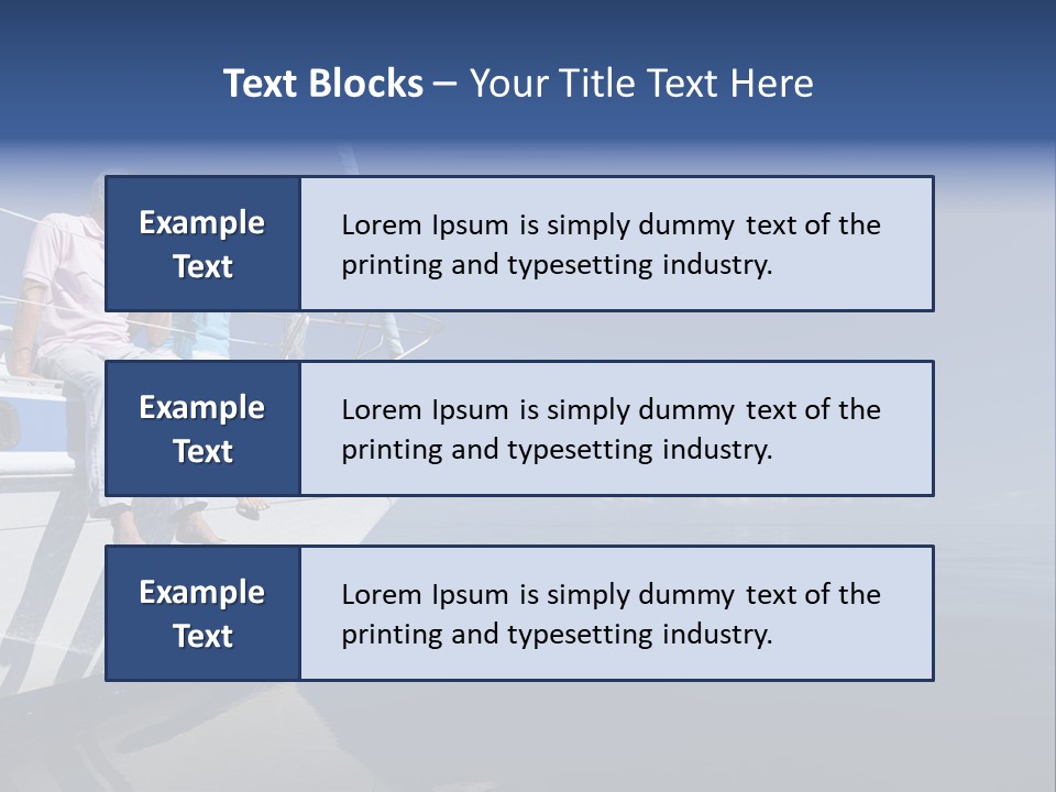 Caribbean Dating Boat PowerPoint Template