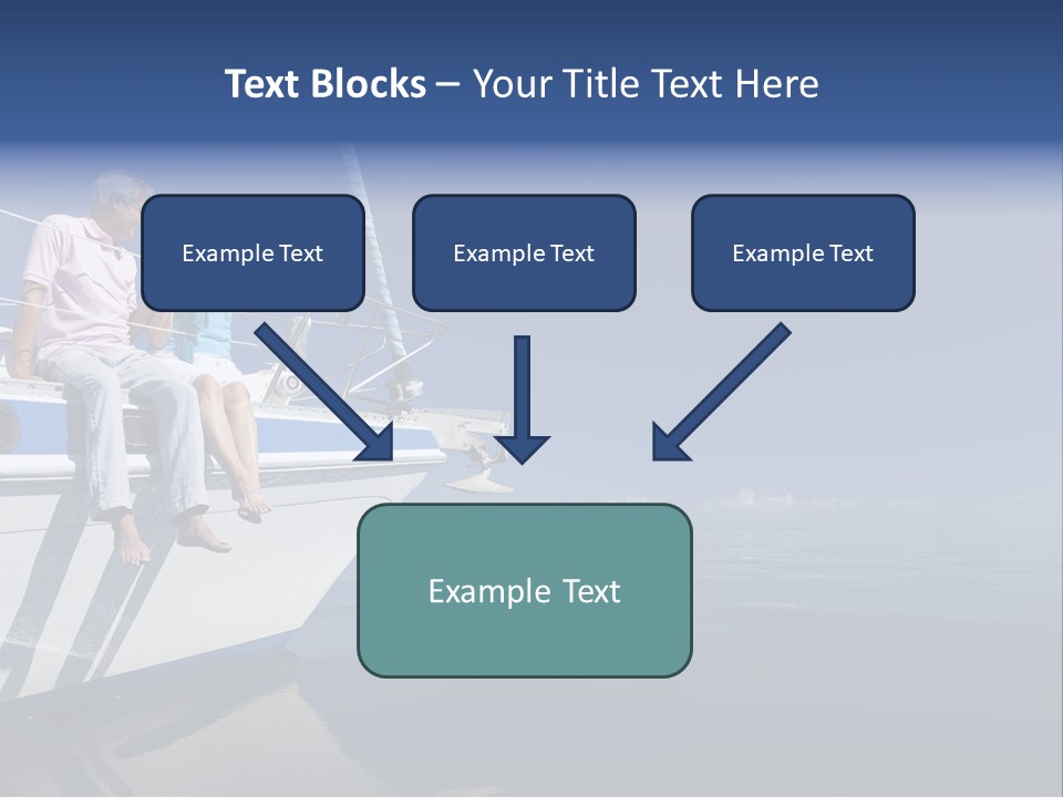 Caribbean Dating Boat PowerPoint Template