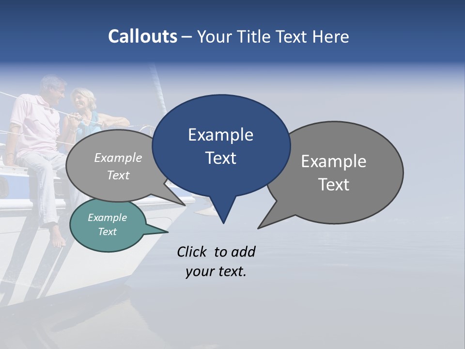 Caribbean Dating Boat PowerPoint Template