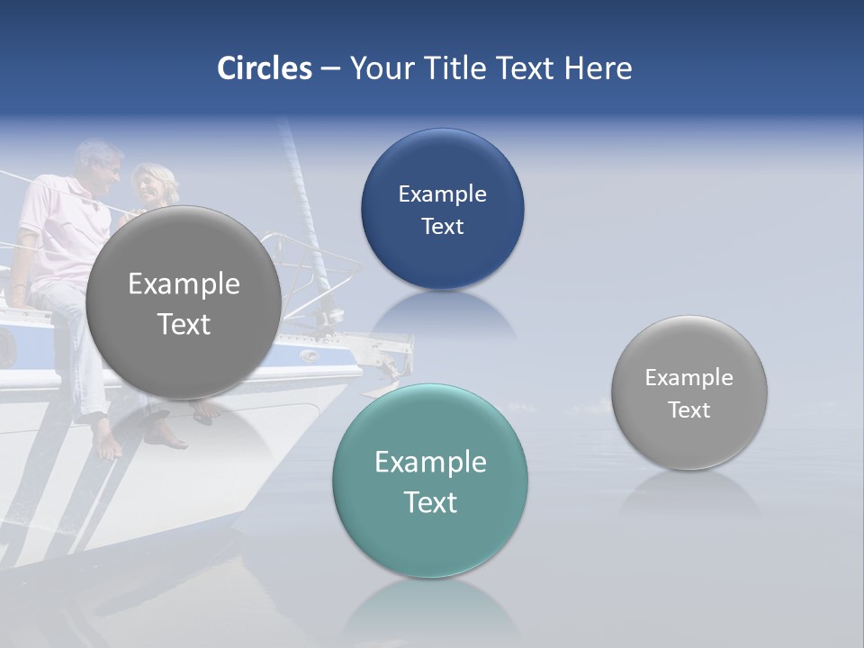 Caribbean Dating Boat PowerPoint Template