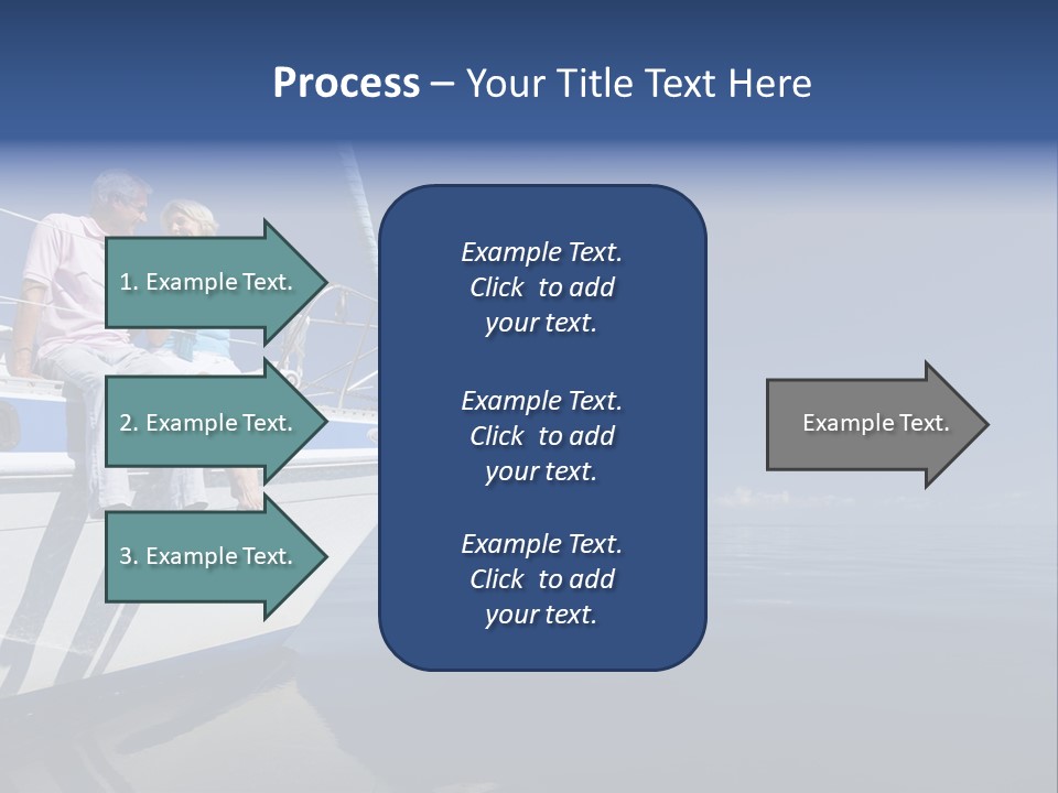 Caribbean Dating Boat PowerPoint Template