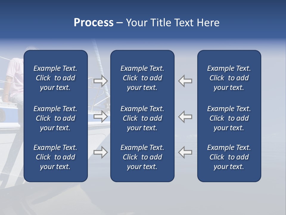 Caribbean Dating Boat PowerPoint Template