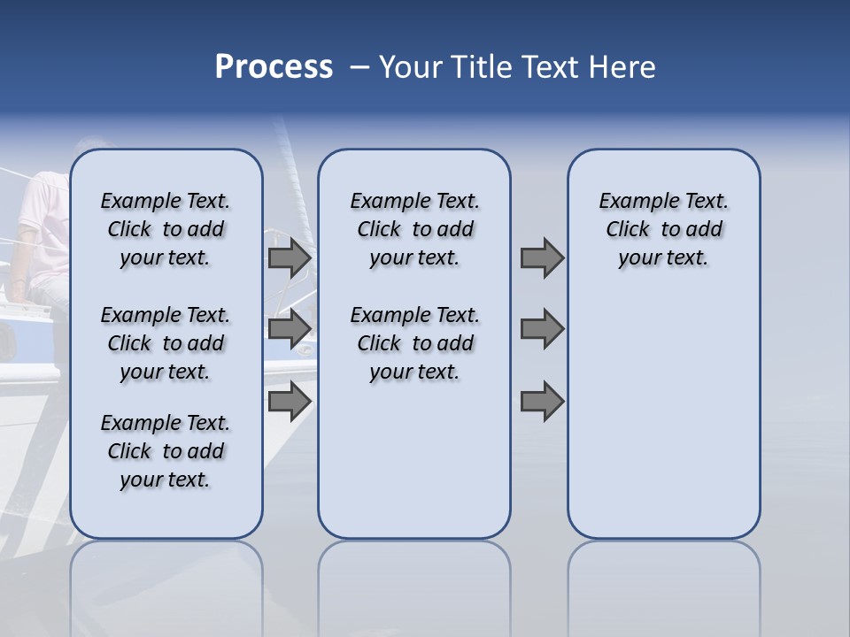 Caribbean Dating Boat PowerPoint Template