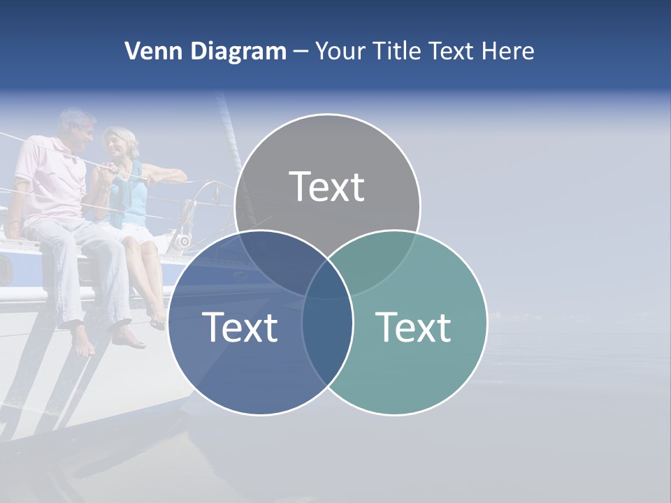 Caribbean Dating Boat PowerPoint Template