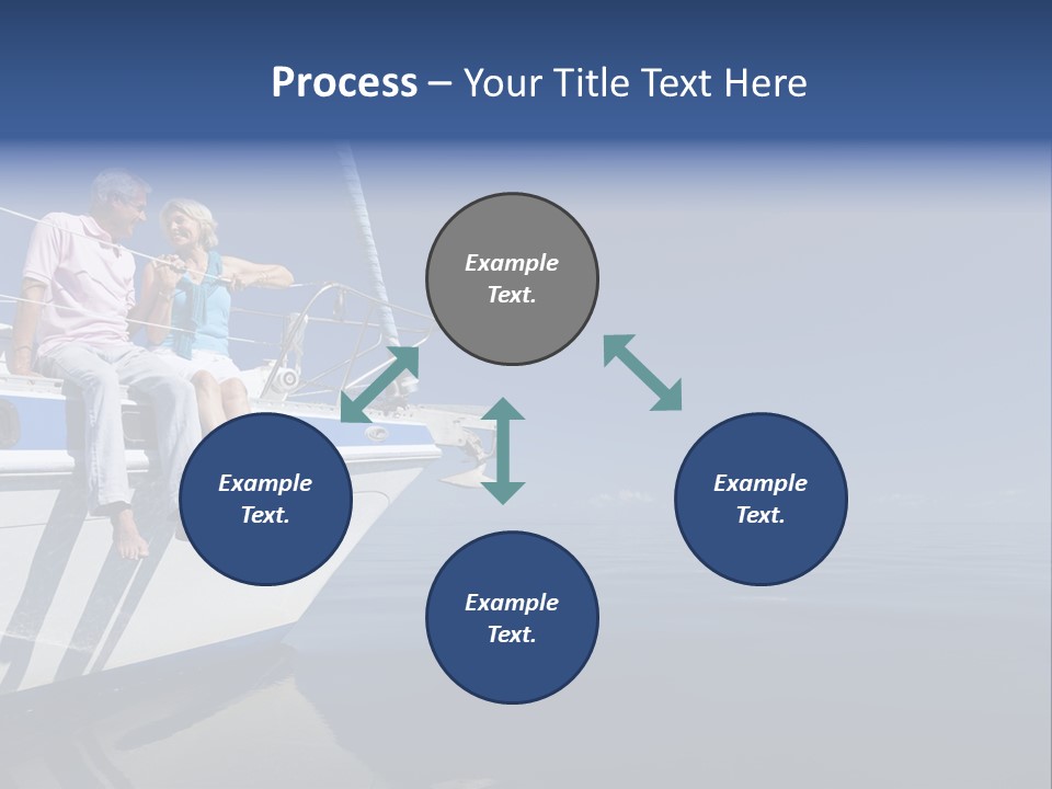 Caribbean Dating Boat PowerPoint Template