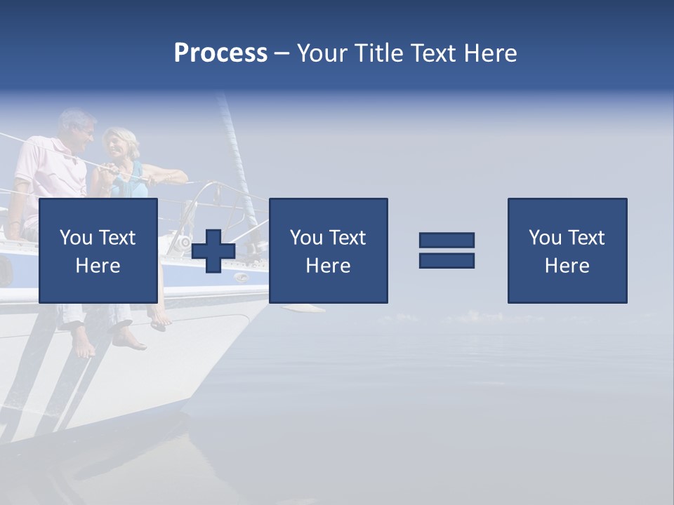 Caribbean Dating Boat PowerPoint Template