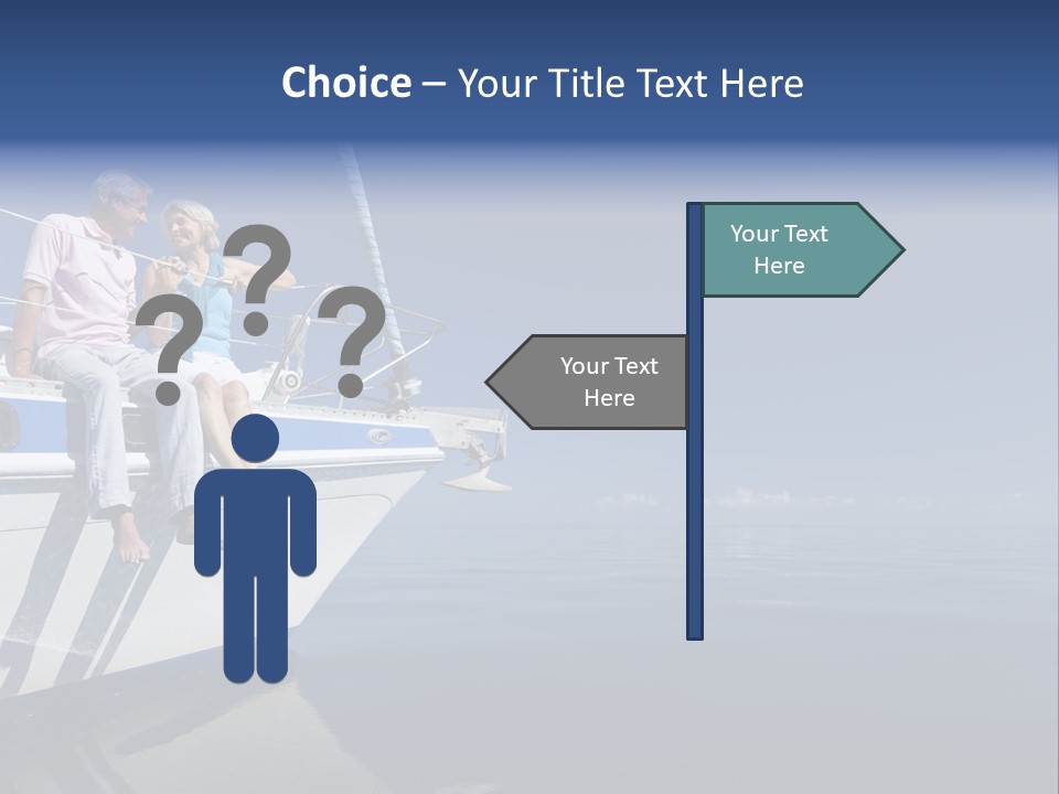 Caribbean Dating Boat PowerPoint Template