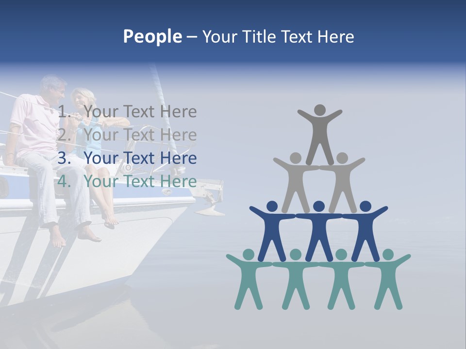 Caribbean Dating Boat PowerPoint Template