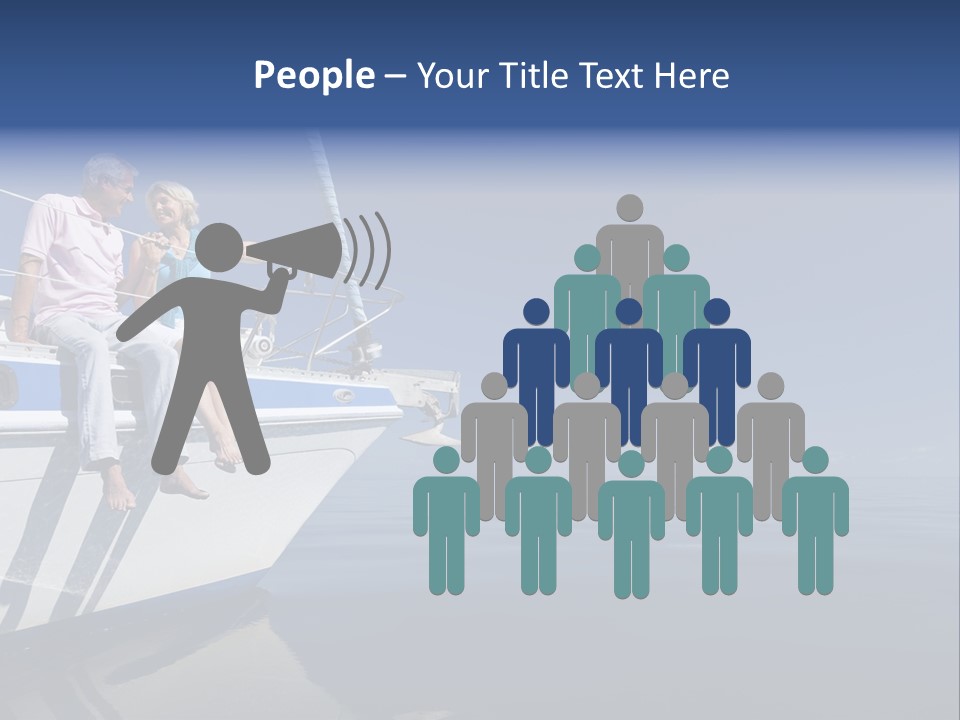 Caribbean Dating Boat PowerPoint Template