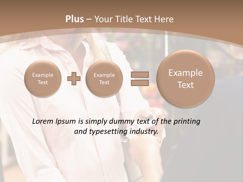 Retail Inside Credit PowerPoint Template