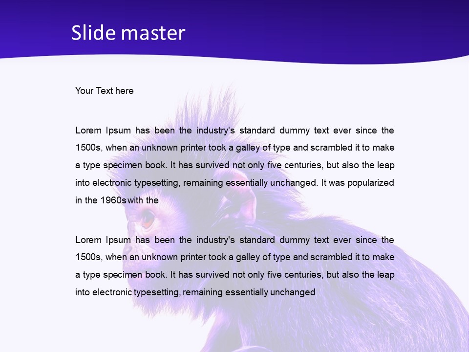Isolated Eat Wildlife PowerPoint Template