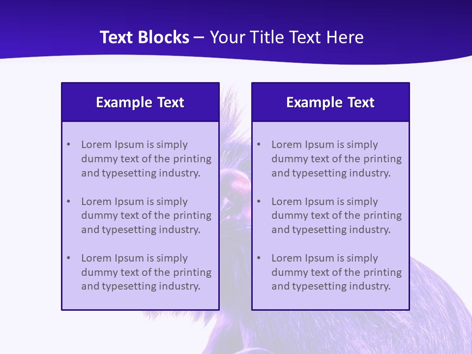 Isolated Eat Wildlife PowerPoint Template