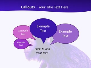 Isolated Eat Wildlife PowerPoint Template