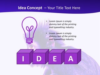 Isolated Eat Wildlife PowerPoint Template