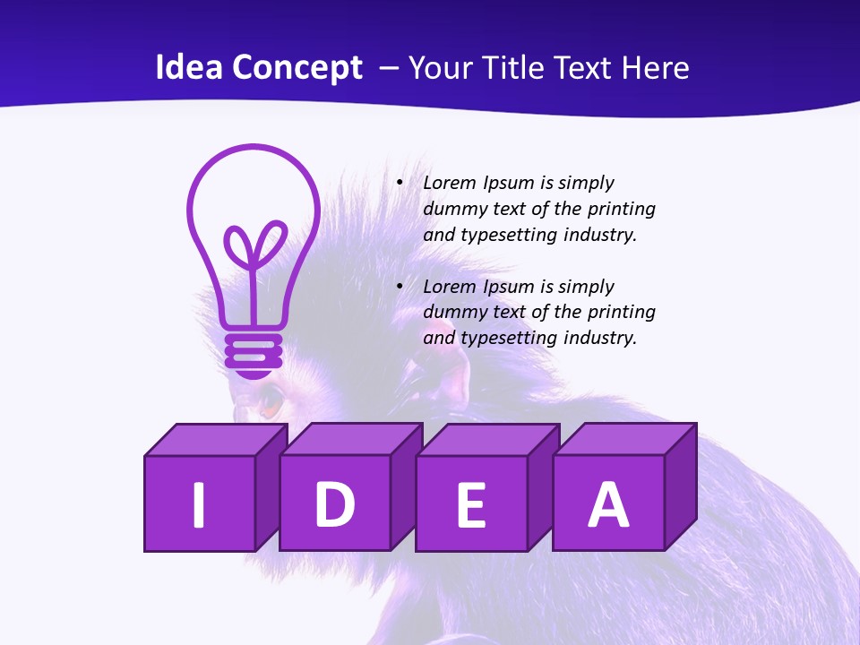 Isolated Eat Wildlife PowerPoint Template