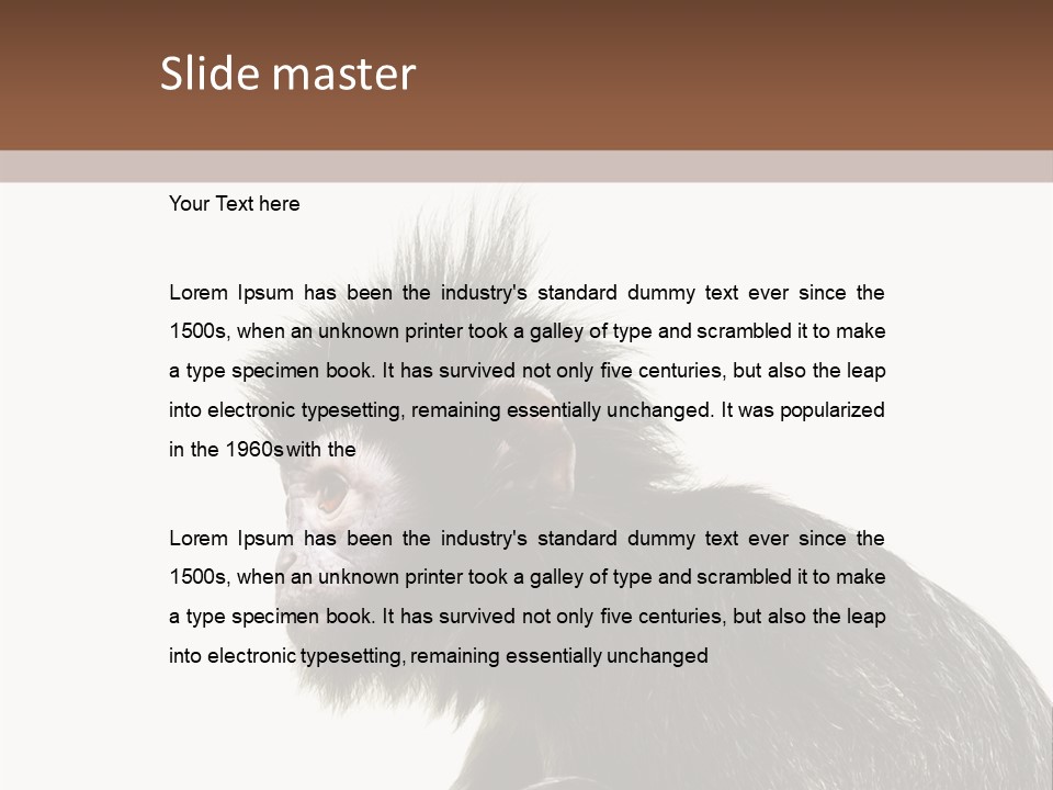 Forest Strong Orange PowerPoint Template