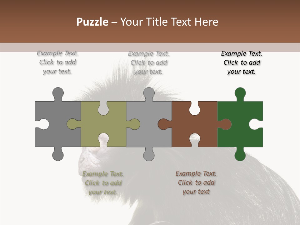 Forest Strong Orange PowerPoint Template