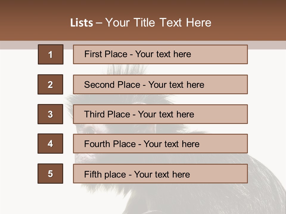 Forest Strong Orange PowerPoint Template