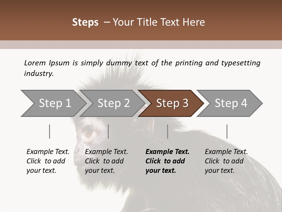 Forest Strong Orange PowerPoint Template