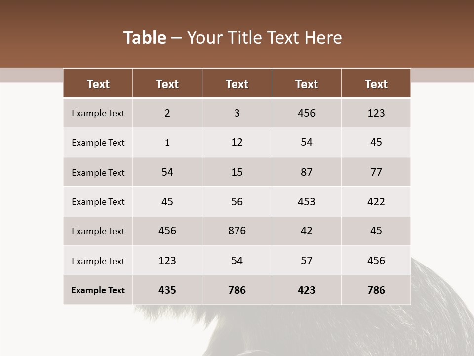 Forest Strong Orange PowerPoint Template