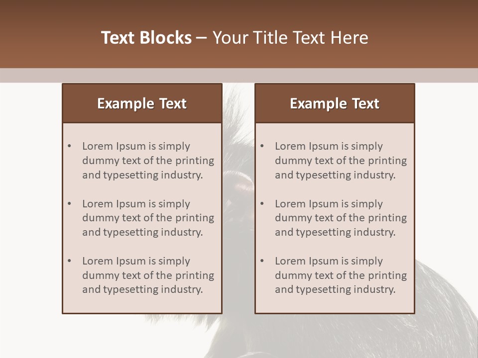 Forest Strong Orange PowerPoint Template