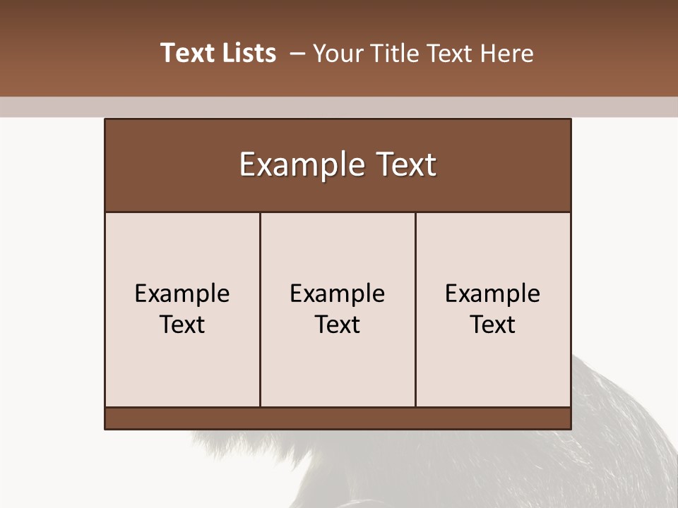 Forest Strong Orange PowerPoint Template