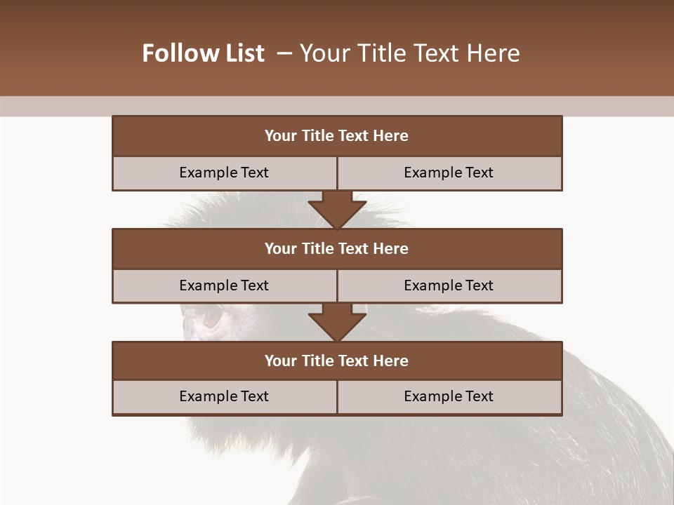 Forest Strong Orange PowerPoint Template