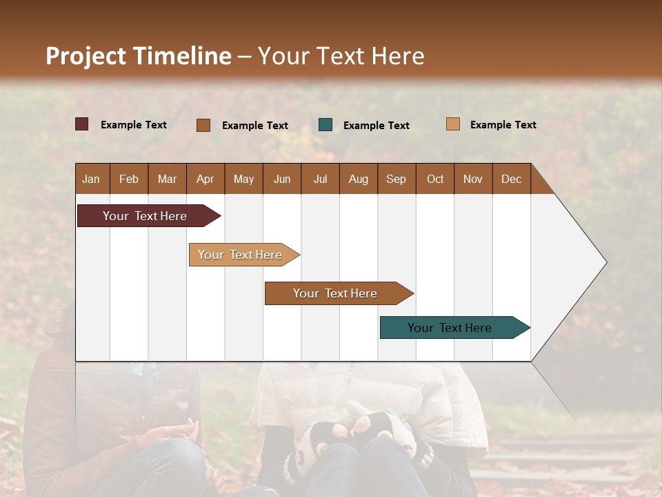 Two Women Sitting On The Ground Talking To Each Other PowerPoint Template