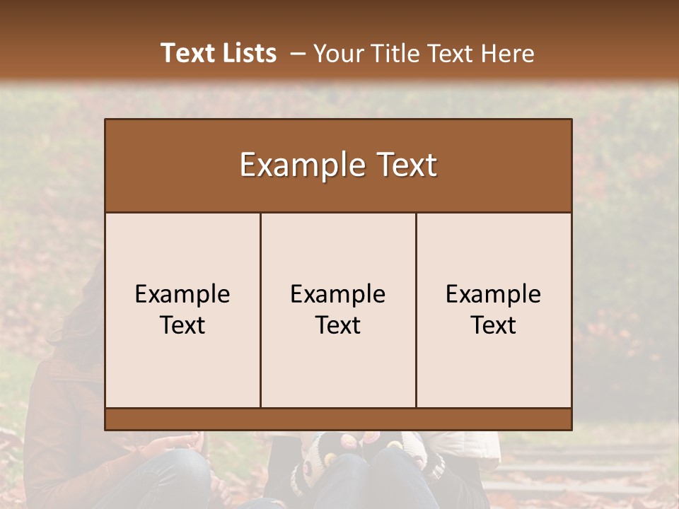 Two Women Sitting On The Ground Talking To Each Other PowerPoint Template