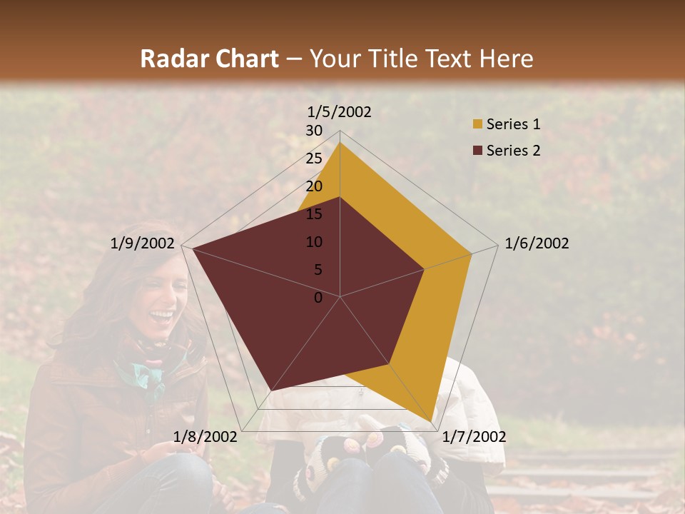 Two Women Sitting On The Ground Talking To Each Other PowerPoint Template