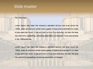 Trail Threedimensional Shape Lanes PowerPoint Template