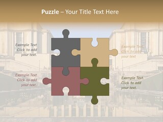 Trail Threedimensional Shape Lanes PowerPoint Template