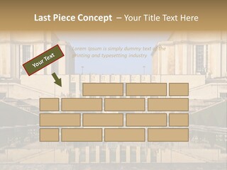 Trail Threedimensional Shape Lanes PowerPoint Template