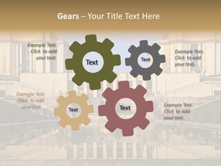 Trail Threedimensional Shape Lanes PowerPoint Template